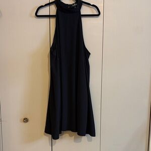 Lulu's Elegant Black Mini Dress